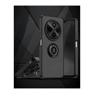 Realme C75 4g Kılıf Montreal Yüzüklü Silikon Kapak - Siyah