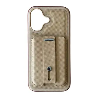 Apple iPhone 16 Latte Kartvizitli Kapak - Bej