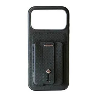 Apple iPhone 18 Pro Max/17 Pro Max Latte Kartvizitli Kapak - Siyah