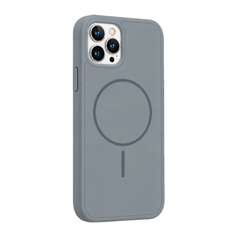 Apple iPhone 15 Pro Max Azus Magsafe Kapak - Gri