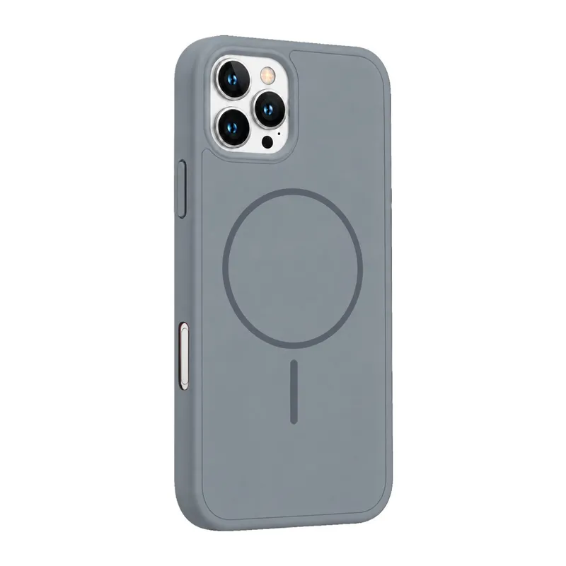 Apple iPhone 16 Pro Max Azus Magsafe Kapak - Gri