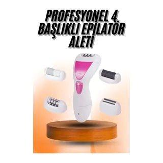 4 Başlıklı Bakım Cihazı Epilatör Tüy Alma Makinesi Topuk Törpüsü