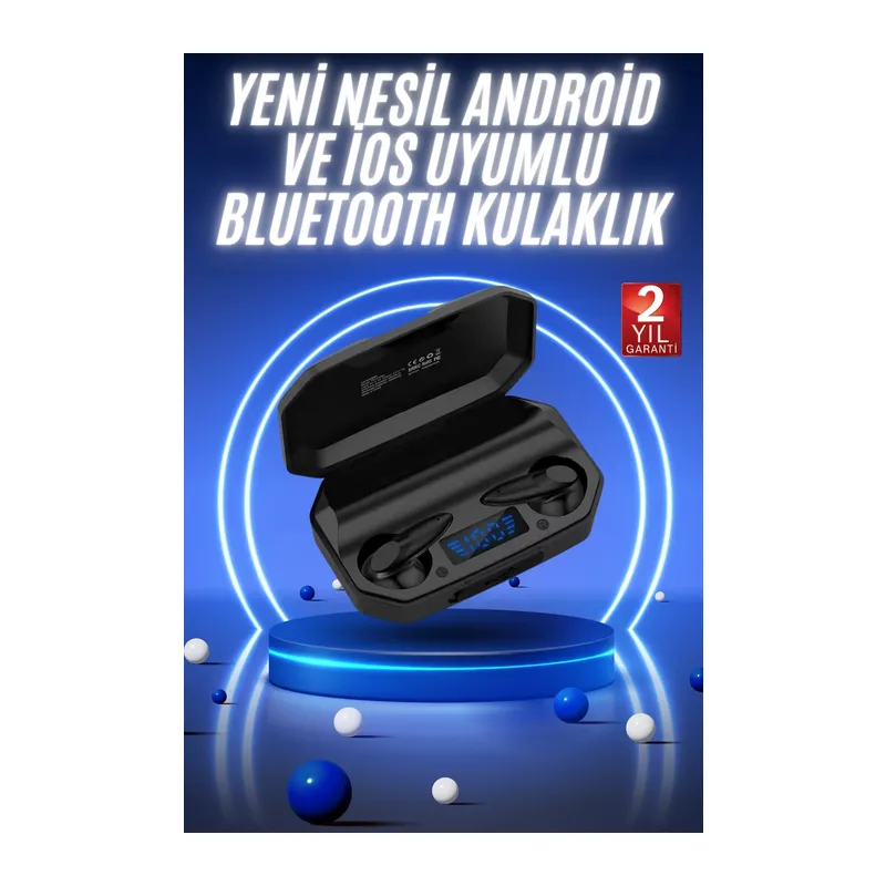 Yeni Nesil Android ve İOS Uyumlu Siyah Profesyonel Oyuncu Kulaklığı
