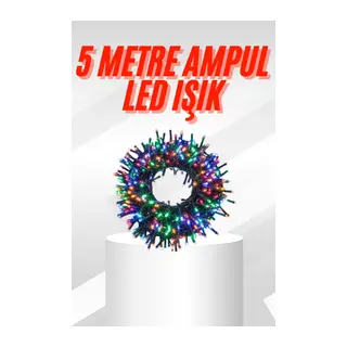 Karışık Renk Pilli Led Işık Çok Fonksiyonlu Enerji Tasarruflu 5 Metre