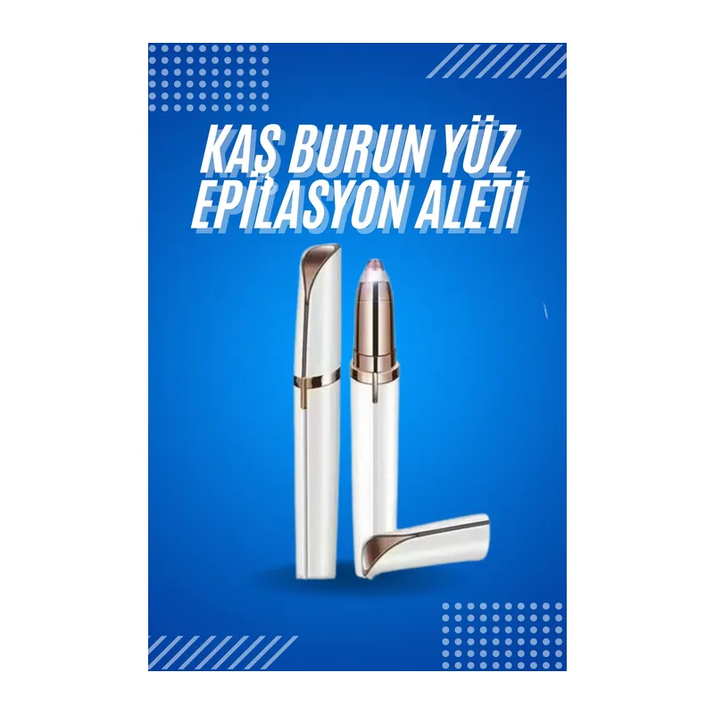 Yüz Epilatör Kıl Kaş Bıyık Tüy Alma Aleti Kaş Bıyık Alma Epilatörü