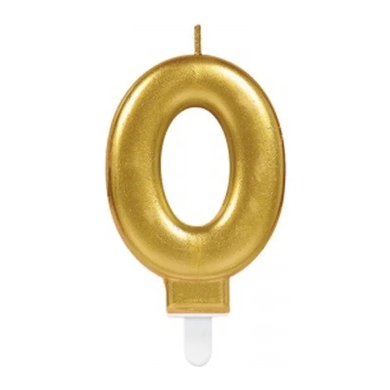 0 Rakam Mum Gold Renk