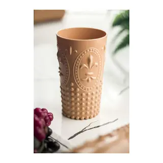 Akrilik Bal Tekli Uzun Bardak & Su Meşrubat Bardağı 750 ml (Büyük Boy & Cam Değildir)