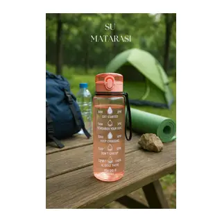 Suluk & Su Şişesi & Sporcu Matara Turuncu 1000 ml