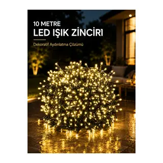 10 Metre Gün Işığı Led Işık Hafif ve Taşınabilir Özel Günler İçin