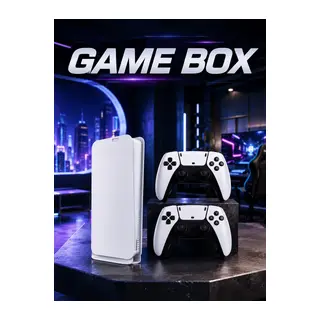 Game Box 3D Çift Oyun Kollu 4K HD Ekran 20000'den Fazla Oyun Seçeneği 2.4G Kablosuz