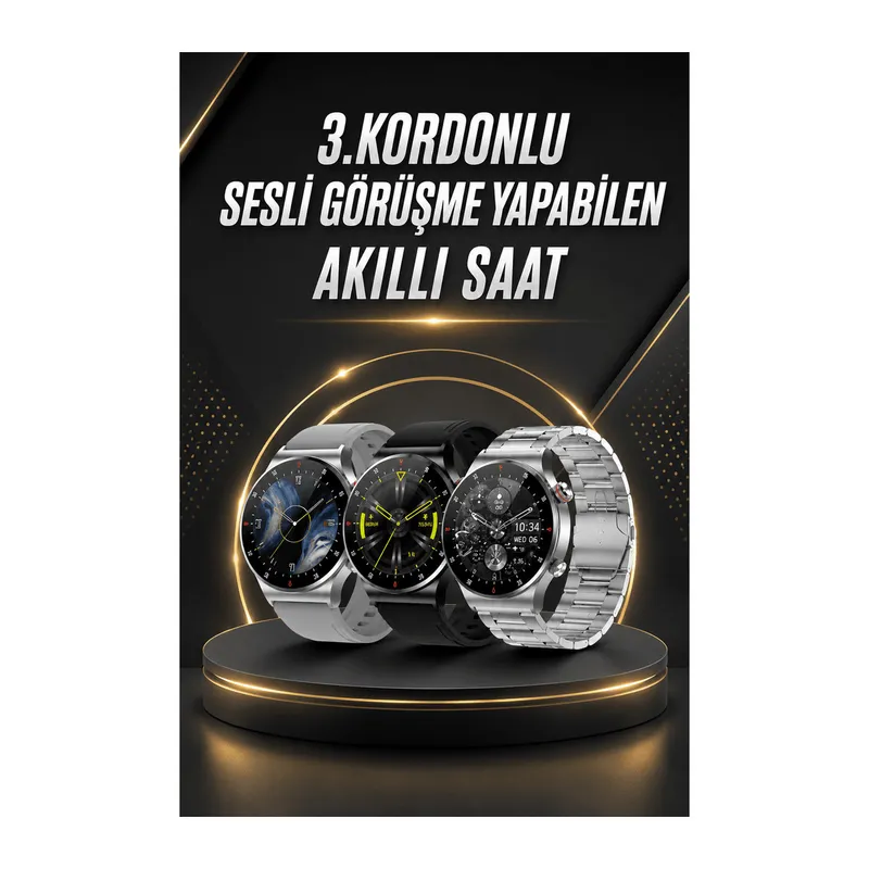 Akıllı Saat Uyku ve Sağlık Takibi NFC Uyumlu Bluetoooth Bağlantılı Android İOS Uyumlu