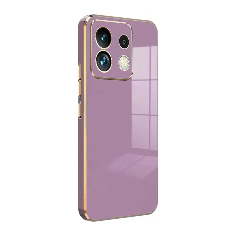 Xiaomi Poco M6 Pro 4G Kılıf Volet Silikon - Mor