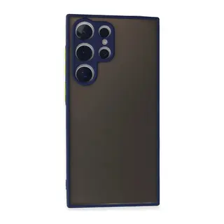 Samsung Galaxy S24 Ultra Kılıf Montreal Silikon Kapak - Lacivert