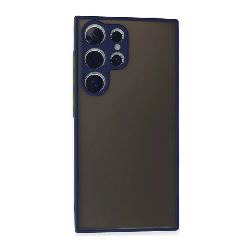 Samsung Galaxy S24 Ultra Kılıf Montreal Silikon Kapak - Lacivert
