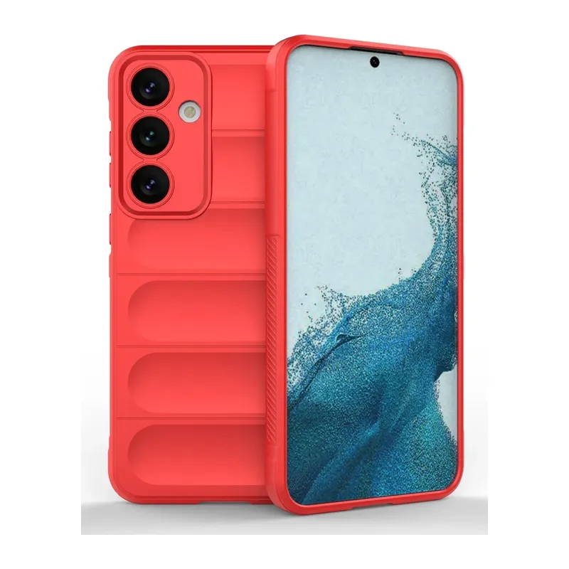 Samsung Galaxy S24 Kılıf Optimum Silikon - Kırmızı