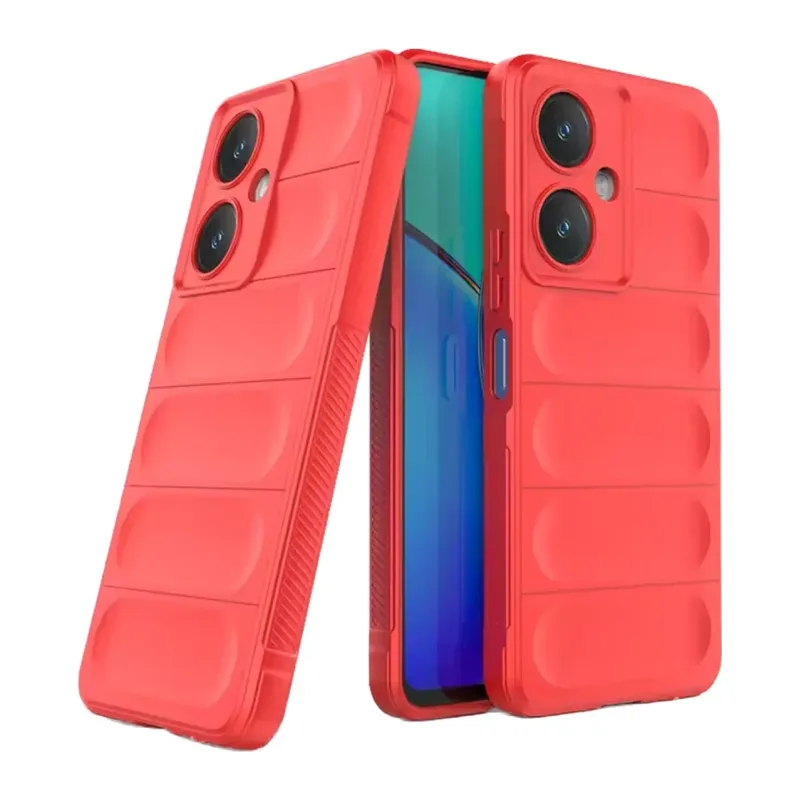 Vivo Y27 Kılıf Optimum Silikon - Kırmızı