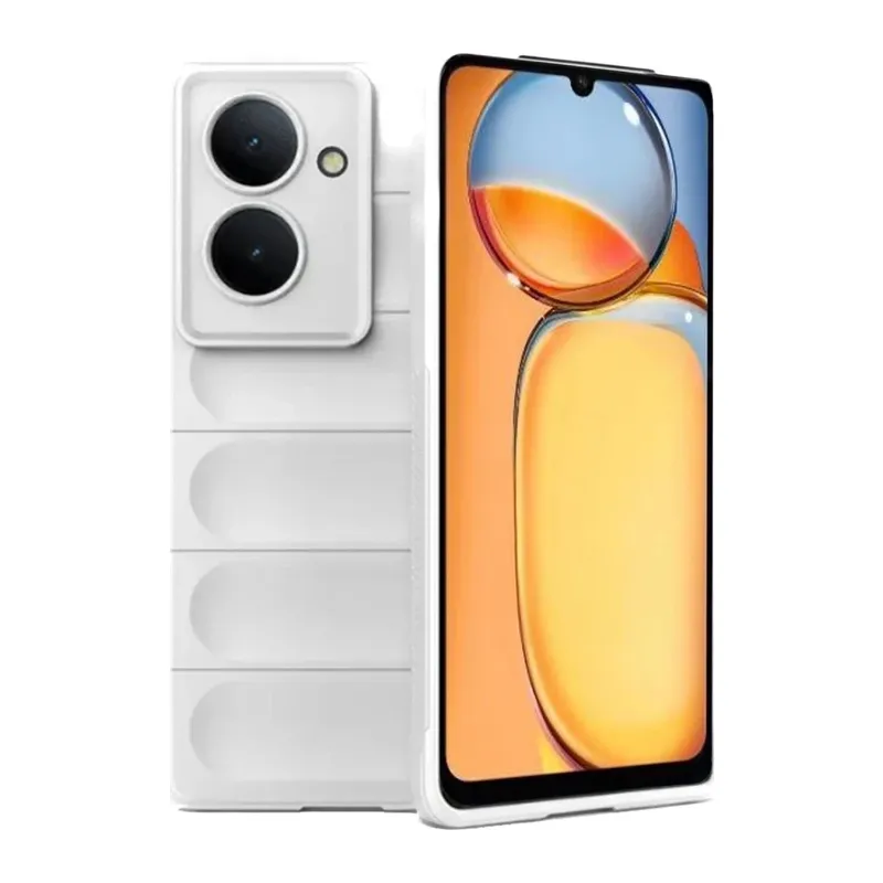Xiaomi Redmi 13C Kılıf Optimum Silikon - Krem