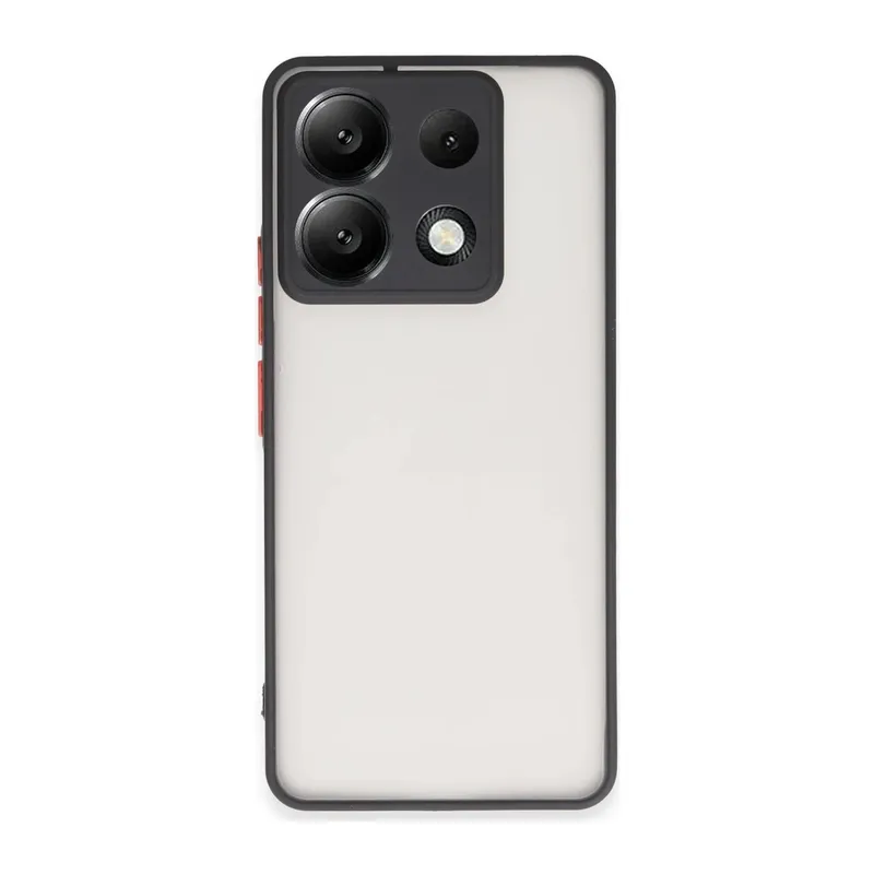 Xiaomi Redmi Note 13 Pro 5G Kılıf Montreal Silikon Kapak - Siyah
