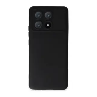 Xiaomi Poco X6 Pro Kılıf Nano içi Kadife Silikon - Siyah
