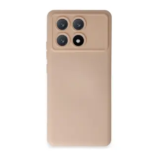 Xiaomi Poco X6 Pro Kılıf Nano içi Kadife Silikon - Pudra