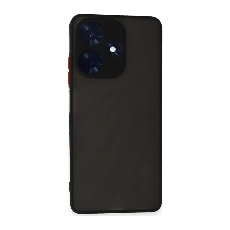 İnfinix Hot 30 4G Kılıf Montreal Silikon Kapak - Siyah