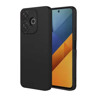 Xiaomi Redmi 13 4G Kılıf Nano içi Kadife Silikon - Siyah