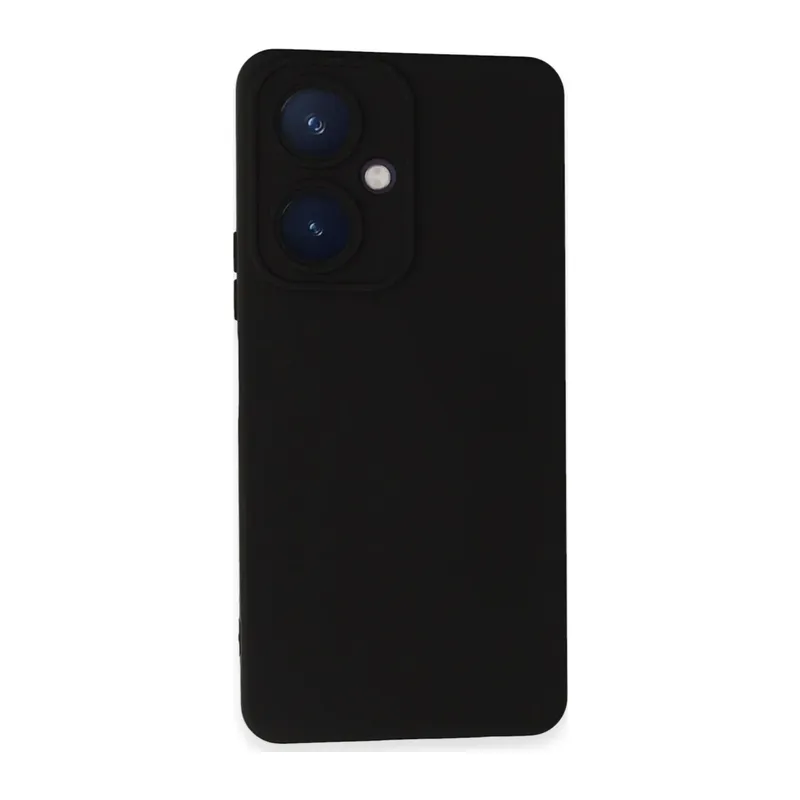 Vivo Y27 Kılıf Nano içi Kadife Silikon - Siyah