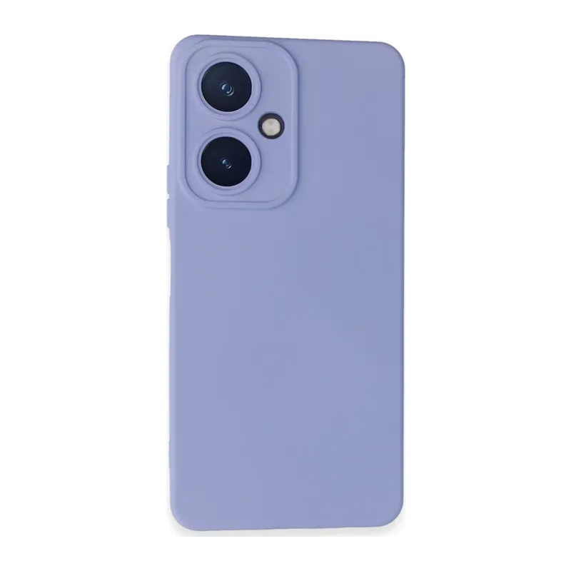 Vivo Y27 Kılıf Nano içi Kadife Silikon - Lila