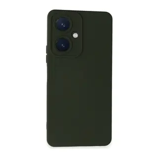 Vivo Y27 Kılıf Nano içi Kadife Silikon - Koyu Yeşil