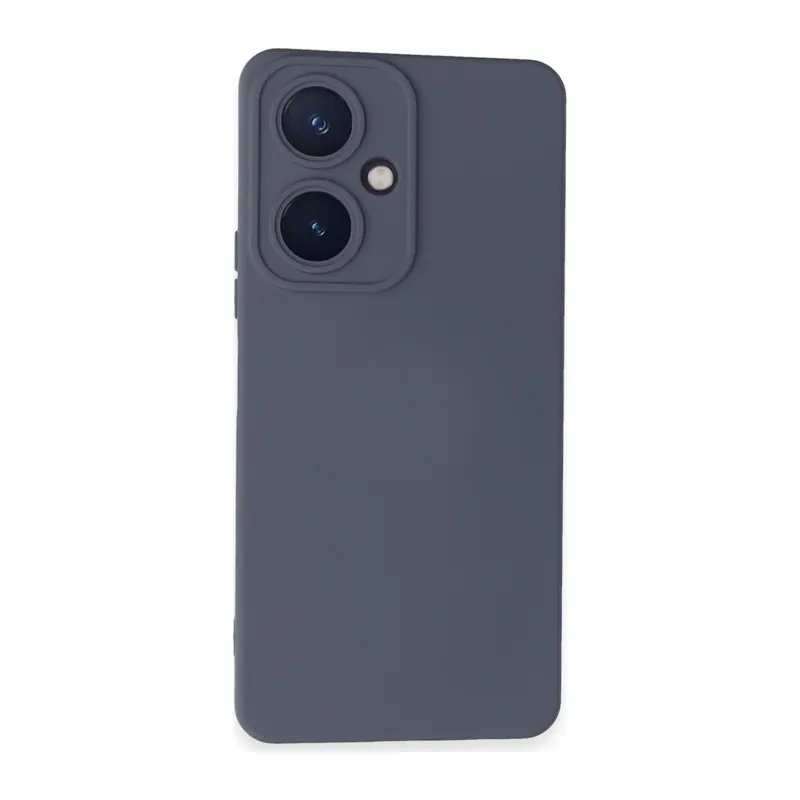 Vivo Y27 Kılıf Nano içi Kadife Silikon - Gri