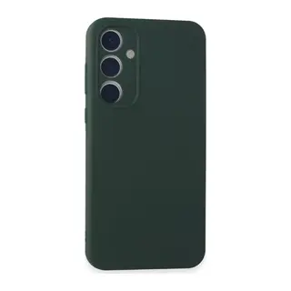Samsung Galaxy A15 4G Kılıf First Silikon - Koyu Yeşil