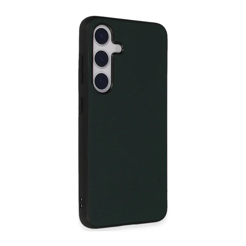 Samsung Galaxy S24 Kılıf Taft Kapak - Koyu Yeşil