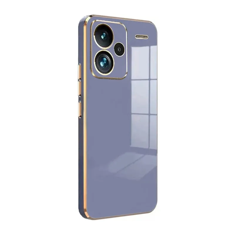 Xiaomi Redmi Note 13 Pro Plus Kılıf Volet Silikon - Mavi