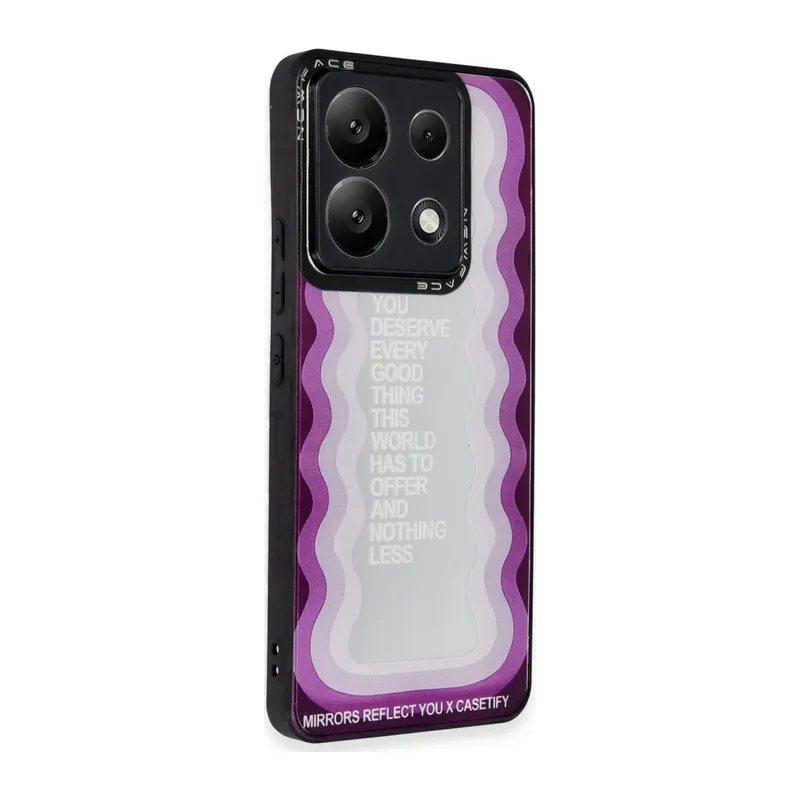 Xiaomi Redmi Note 13 Pro 5G Kılıf Mirror Desenli Kapak - Mirror - 5