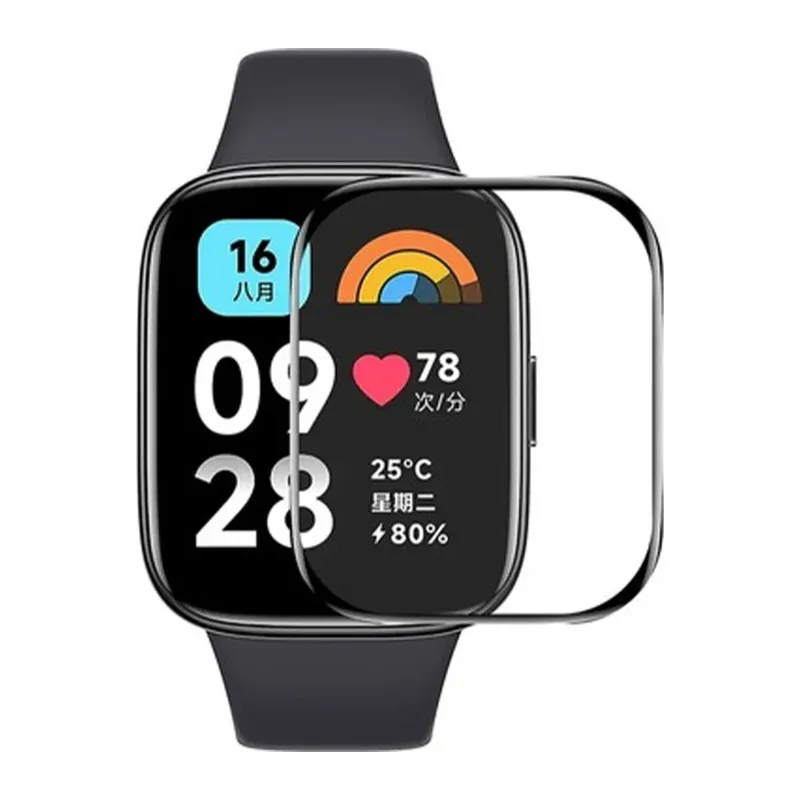 Xiaomi Redmi Watch 3 Active Polymer Nano Ekran Koruyucu - Şeffaf