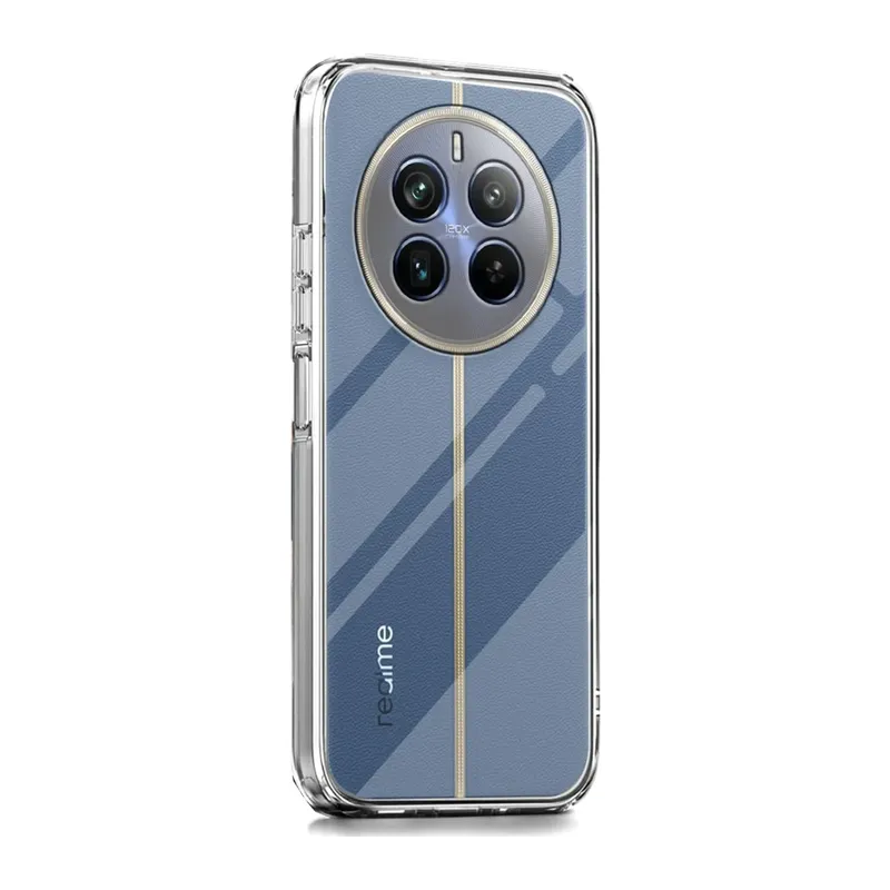 Realme 12 Pro Plus Kılıf Lüx Şeffaf Silikon