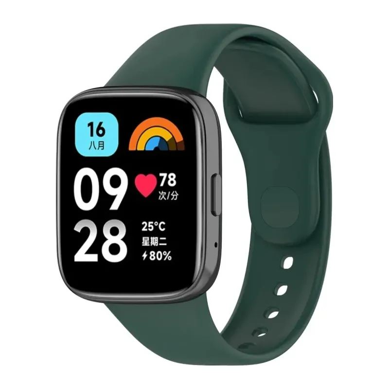 Xiaomi Redmi Watch 3 Active Klasik Kordon - Haki Yeşil