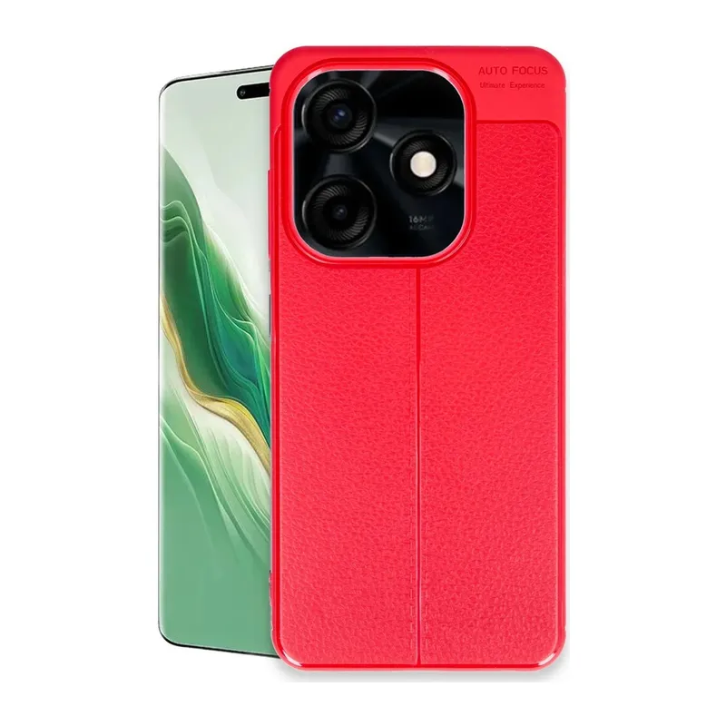 Tecno Spark Go 2024 Kılıf Auto Focus Kapak - Kırmızı