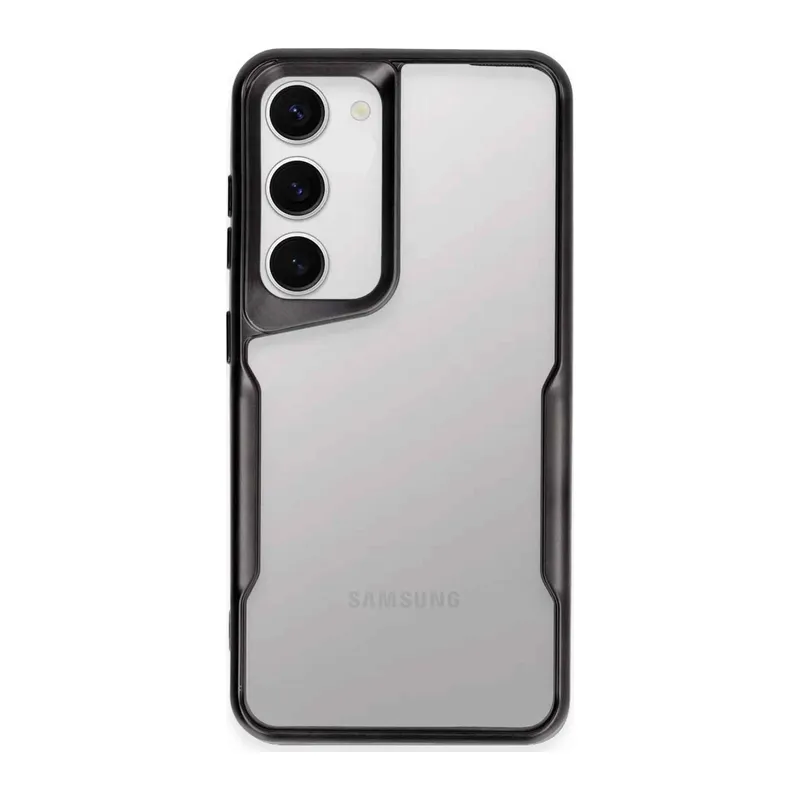 Samsung Galaxy S23 Kılıf Boyi Silikon Kapak - Siyah