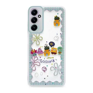 Samsung Galaxy A05S Kılıf Sweet Desenli Silikon Kapak - Açık Mavi