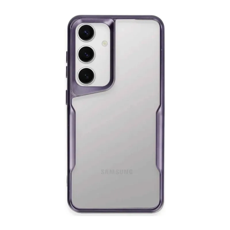 Samsung Galaxy A14 4G Kılıf Boyi Silikon Kapak - Derin Mor