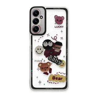 Samsung Galaxy A14 4G Kılıf Sweet Desenli Silikon Kapak - Sarı