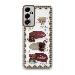 Samsung Galaxy A15 4G Kılıf Sweet Desenli Silikon Kapak - Şeffaf