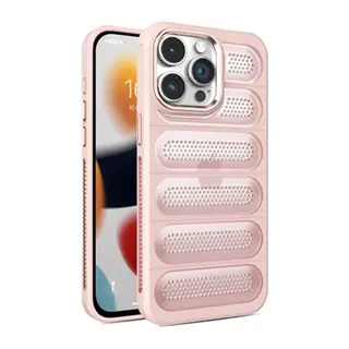 Apple iPhone 15 Pro Max Kılıf Airmax Silikon Kapak - Pembe