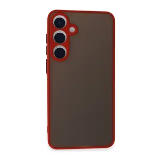 Samsung Galaxy S24 Kılıf Montreal Silikon Kapak - Kırmızı