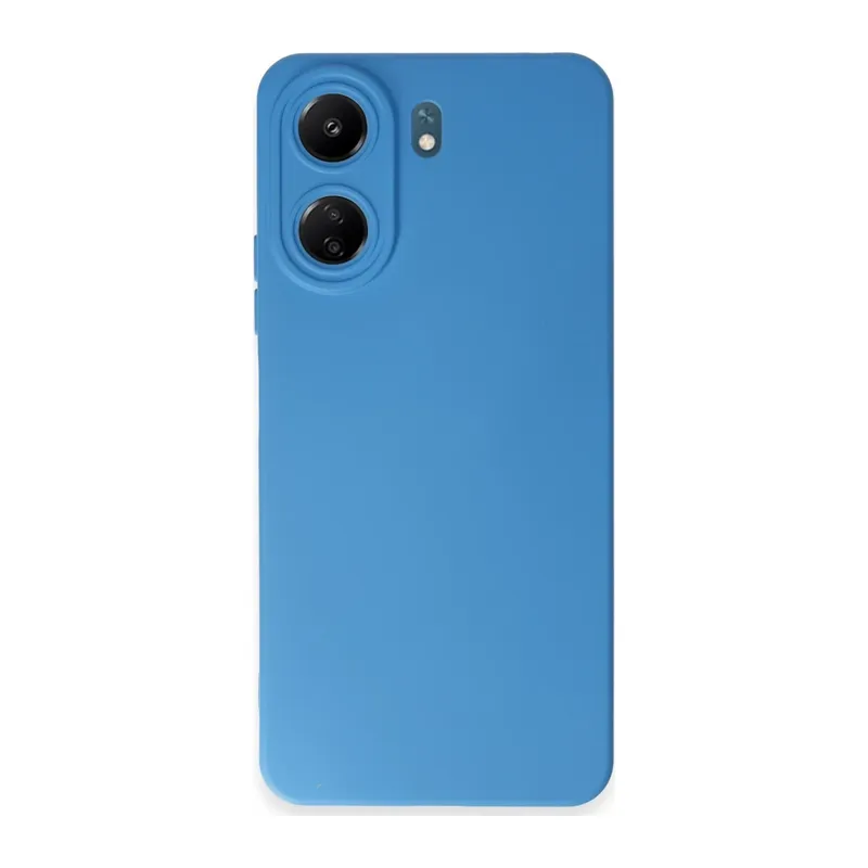 Xiaomi Redmi 13C Kılıf Nano içi Kadife Silikon - Mavi