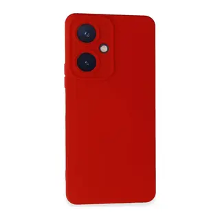 Vivo Y27 Kılıf Nano içi Kadife Silikon - Kırmızı