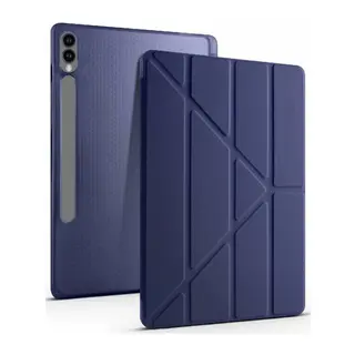 Samsung Galaxy X610 Tab S9 FE Plus 12.4 Kılıf Kalemlikli Mars Tablet Kılıfı - Lacivert