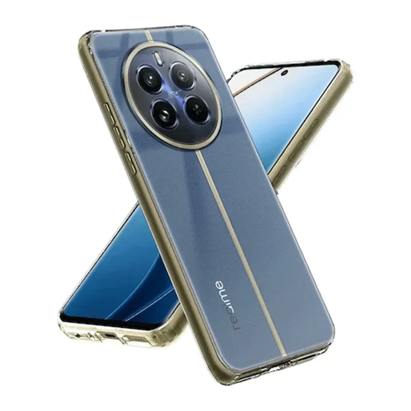 Realme 12 5G Kılıf Lüx Şeffaf Silikon