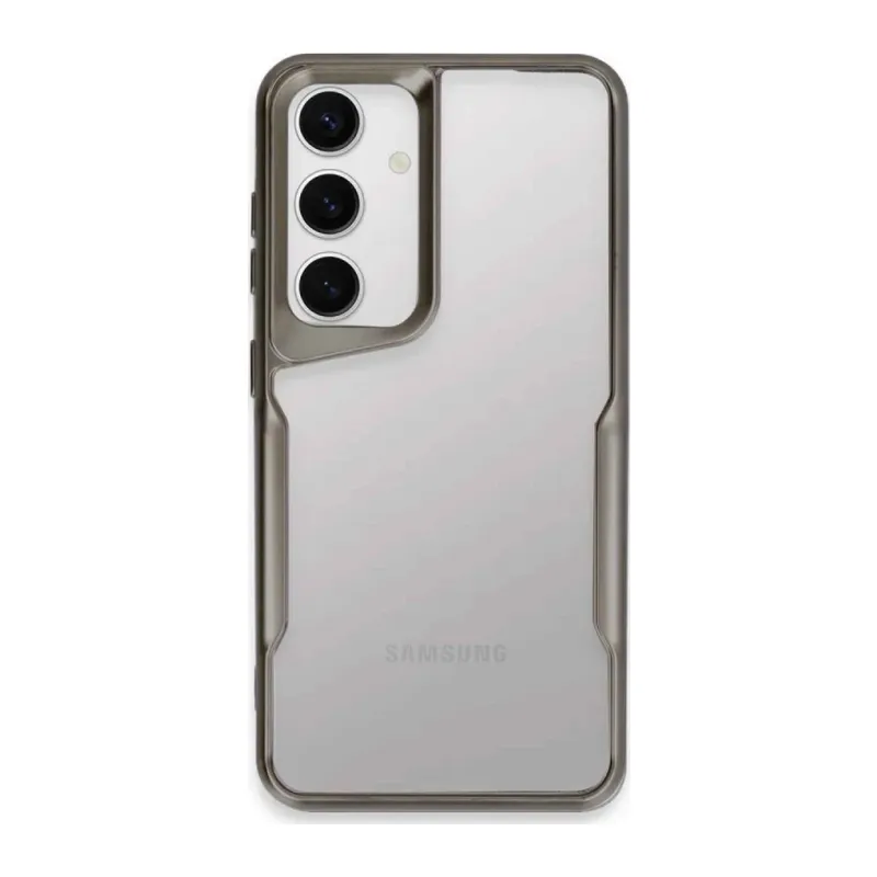 Samsung Galaxy A24 4G Kılıf Boyi Silikon Kapak - Titan Gri